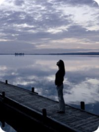 Girl On Jetty